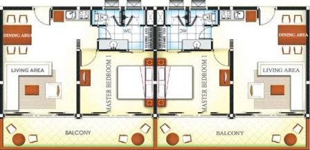 Deluxe - Room Plan